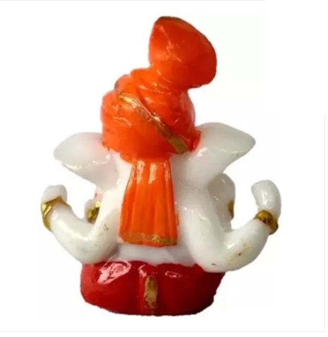 Beautiful Ganpati Idol for Car Dashboard (Multicolor)