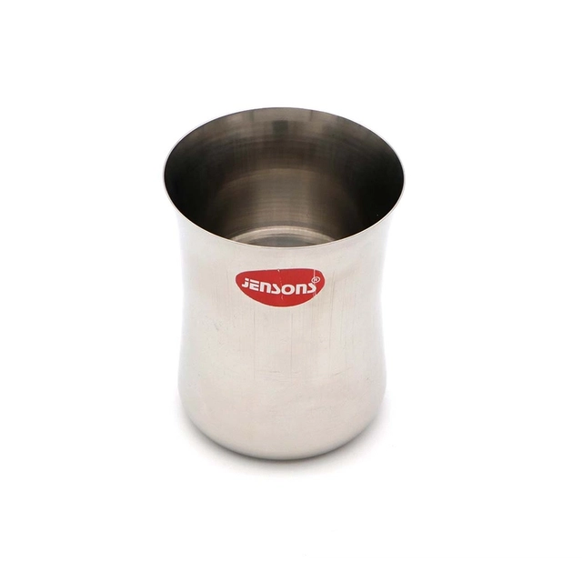 JENSONS Steel Damru Glass (300 ml, Pack of 1)