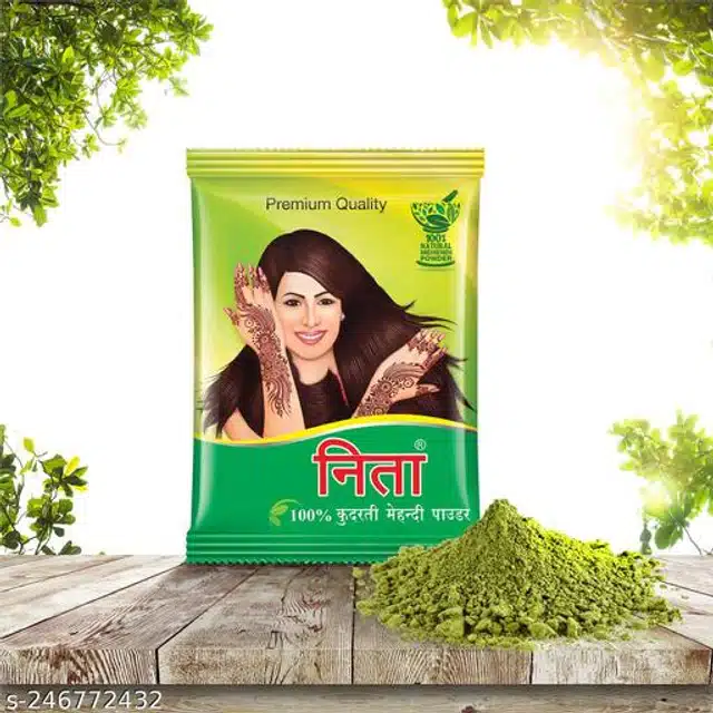 Neeta Natural Mehendi Powder (Brown, 150 g) (Pack of 2)