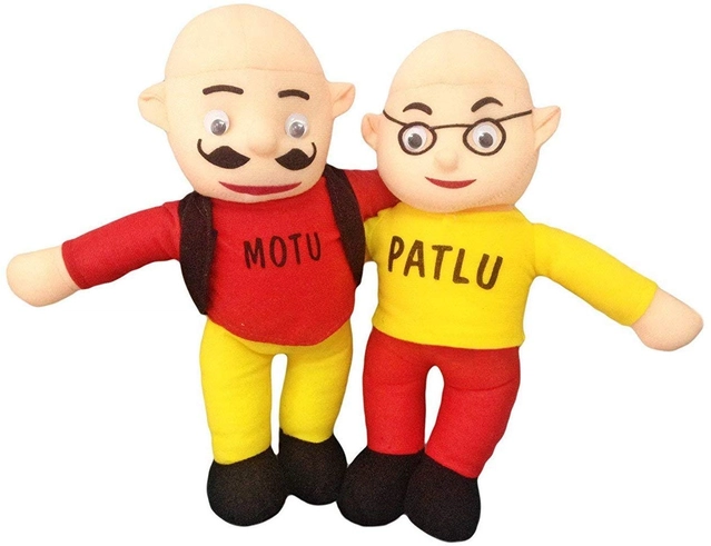 RK LOVELY Stuffed Motu Patlu Toy Set (30cm, Pack of 1)