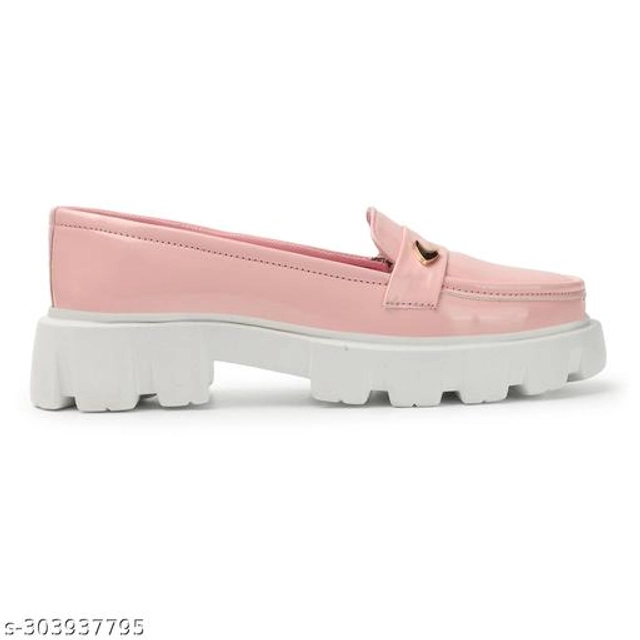 Loafers for Women (Pink, 3)