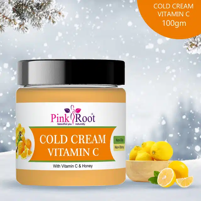 Pink Root Vitamin C Cold Cream (100 g, Pack of 2) (M-15)
