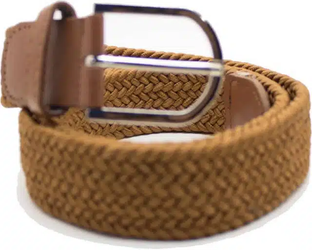 Canvas Belt for Men (Mustard, 42)