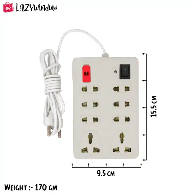 2 Pin 8+1 Extension Board (White)