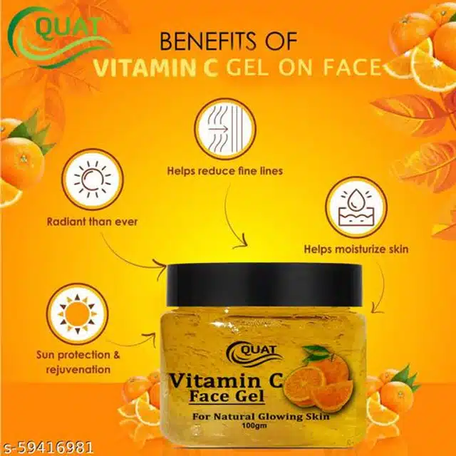 Quat Vitamin C Anti-Aging Moisturizing Face Gel (100 g)