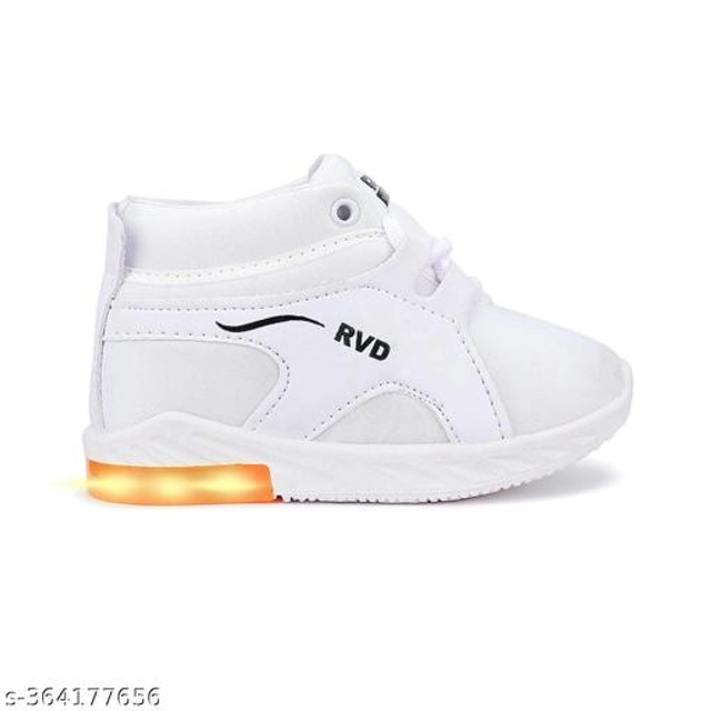 Boots for Boys (White, 2-2.5 Years)