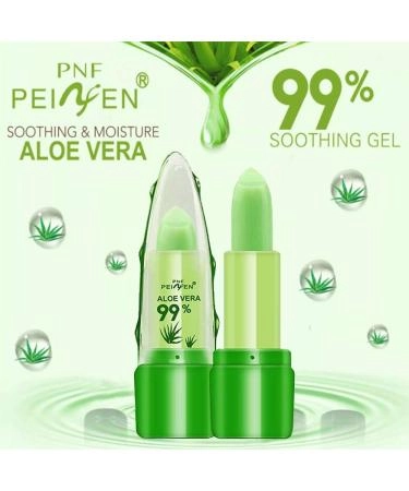 Aloe Vera Color Changing Lip Balm (Pink, 10 g) (Pack of 3)