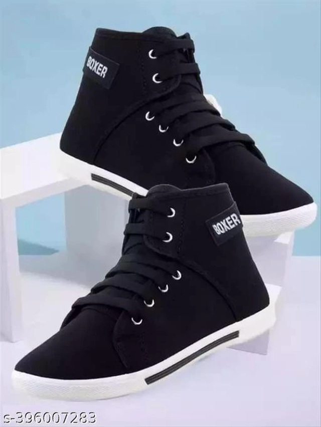 Boots for Men (Black, 6)