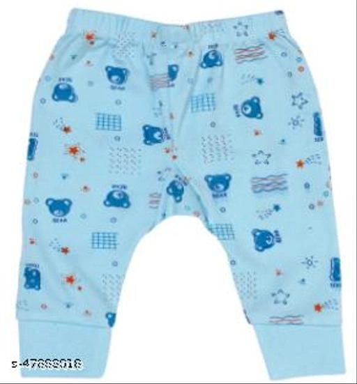 Polycotton Pyjamas for Kids (Multicolor, 0-3 Months) (Pack of 3)