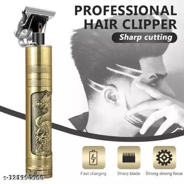 Metal Buddha Trimmer for Men (Gold)