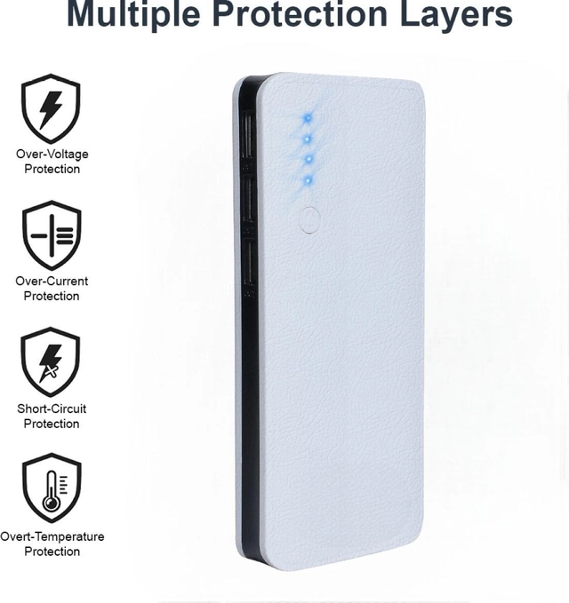 20000 mAh Power Bank (White)