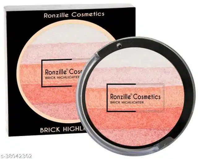 Ronzille Shimmer Baked Blush (Coral Bliss)