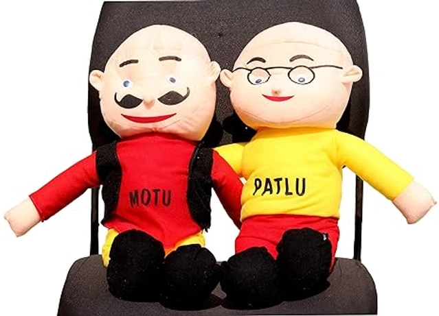 RK LOVELY Stuffed Motu Patlu Toy Set (30cm, Pack of 1)