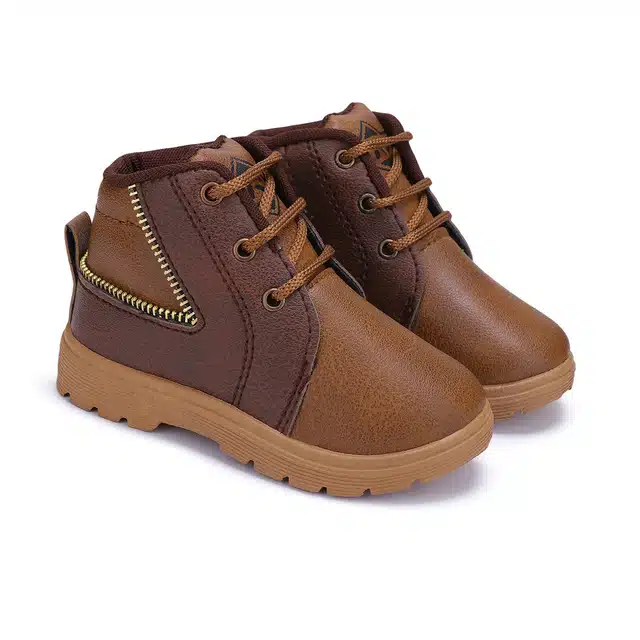 Boots for Girls (Brown, 10C)