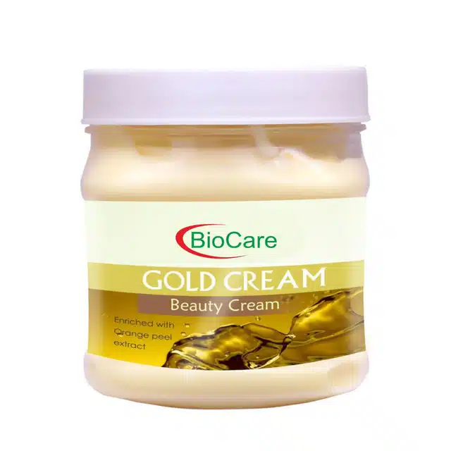 Biocare Gold Cream (500 ml) with Orange Scrub (500 ml) (Combo of 2) (A-1478)