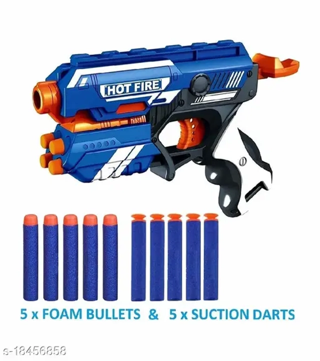 FEVERBAZAR Gun with Darts (Pack of 1)