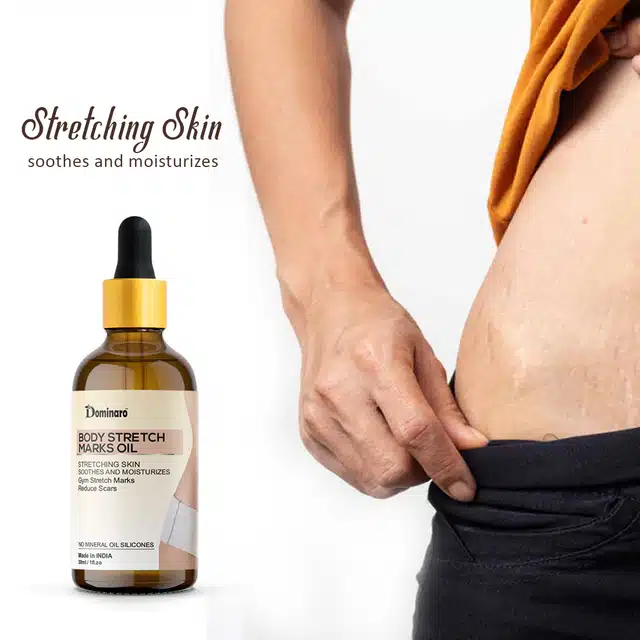 Dominaro Organic Body Stretch Mark Removal Oil (30 ml)