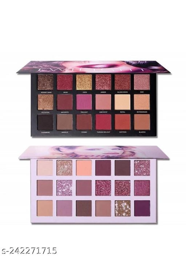 Nude & Rose Gold Eyeshadow Palette (Multicolor, Pack of 2)