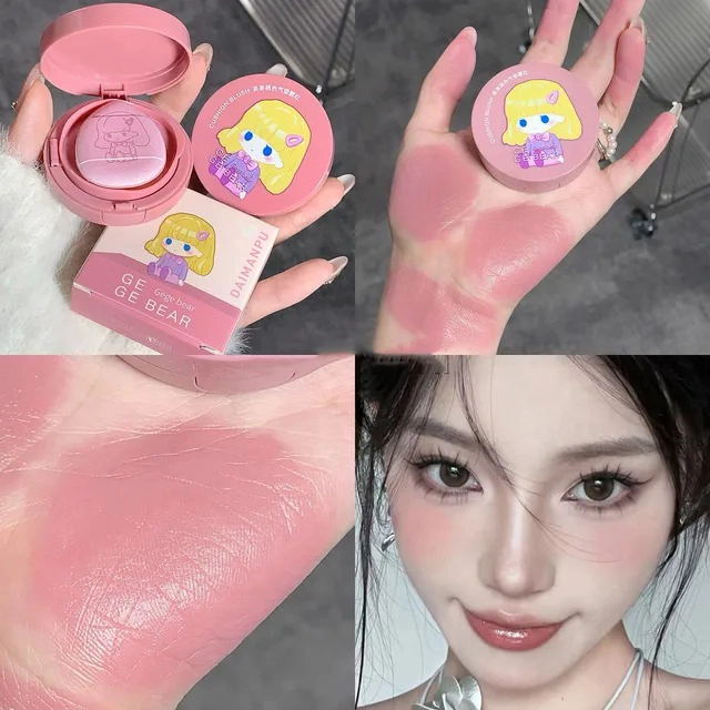 Gege Bear Waterproof Air Cushion Blush Cream (Multicolor)