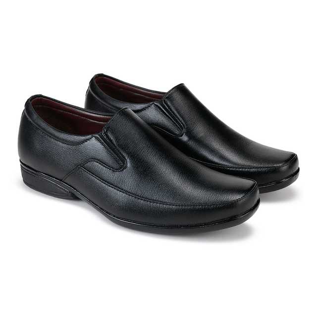 Formal Derby Shoes for Men (Black, 8) (AI-98)