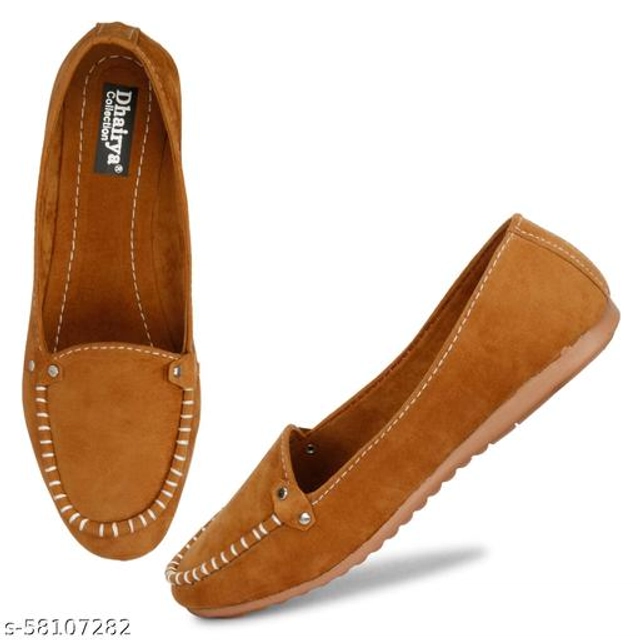 Loafers for Women (Brown, 3)