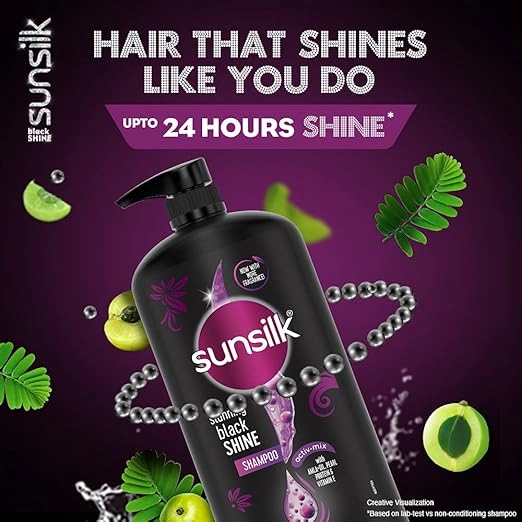 Sunsilk Stunning Black Shine Shampoo (1000 ml)