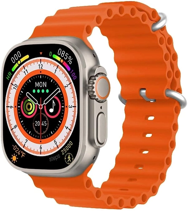 T800 Smart Watch for Men & Women (Orange)