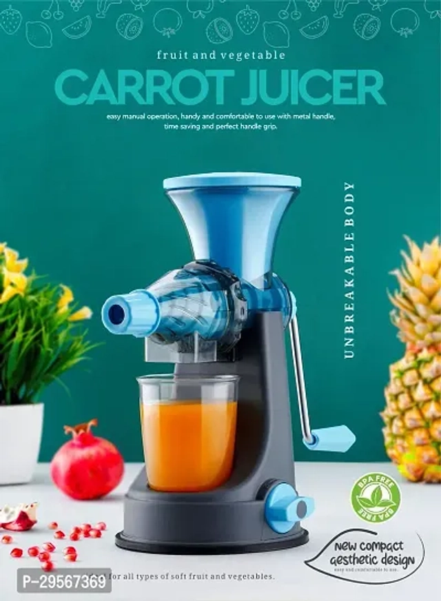 Manual Fruit Juicer (Blue)