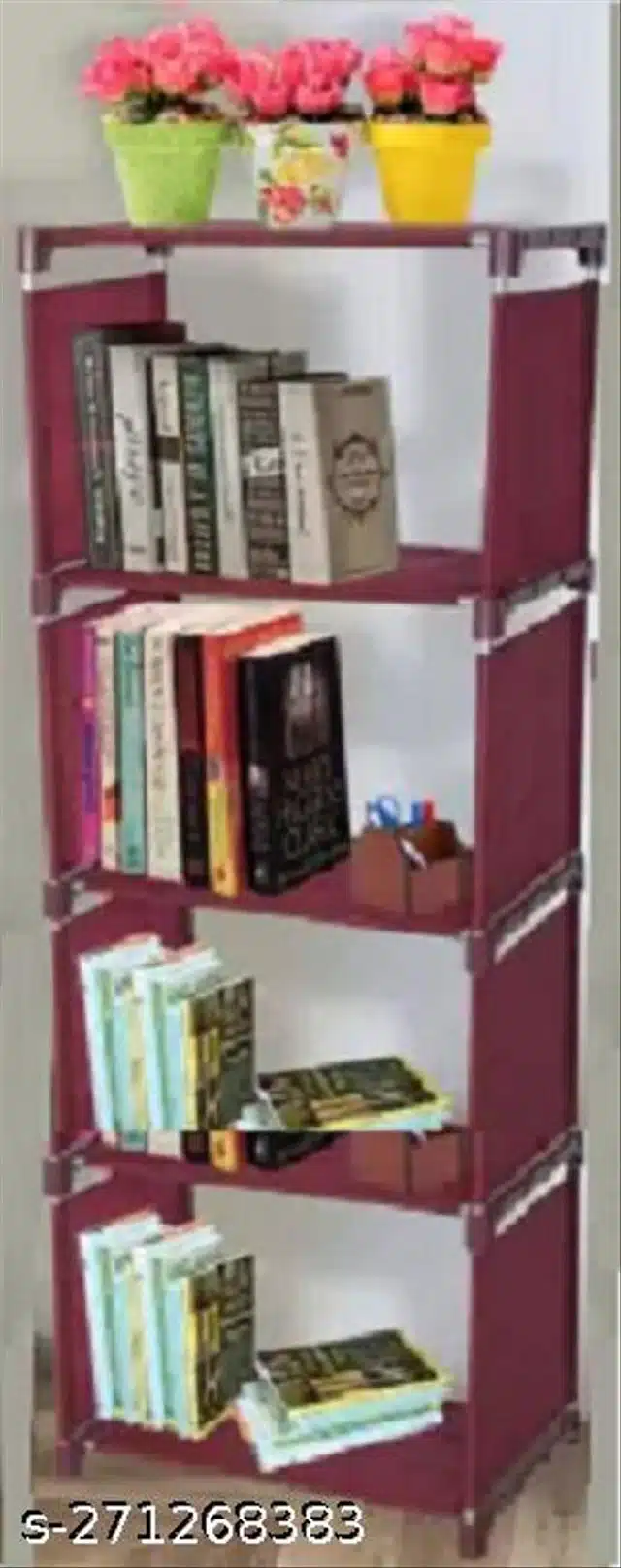 Open Book Shelf (Maroon)