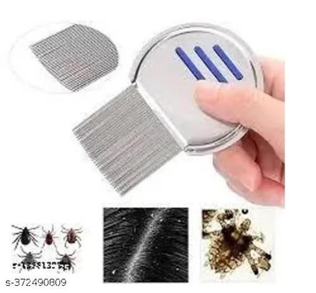 Stainless Steel Lice Remover Comb (Silver)