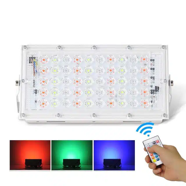 Ultra Thin IP65 LED Flood Light (Multicolor, 50 W)