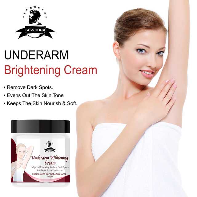 Beardox 100% Effective Underarm Crèam Removes Dark Spots, Evens Out Skin Tone & Nourishes Skin (100 g) (G-54)