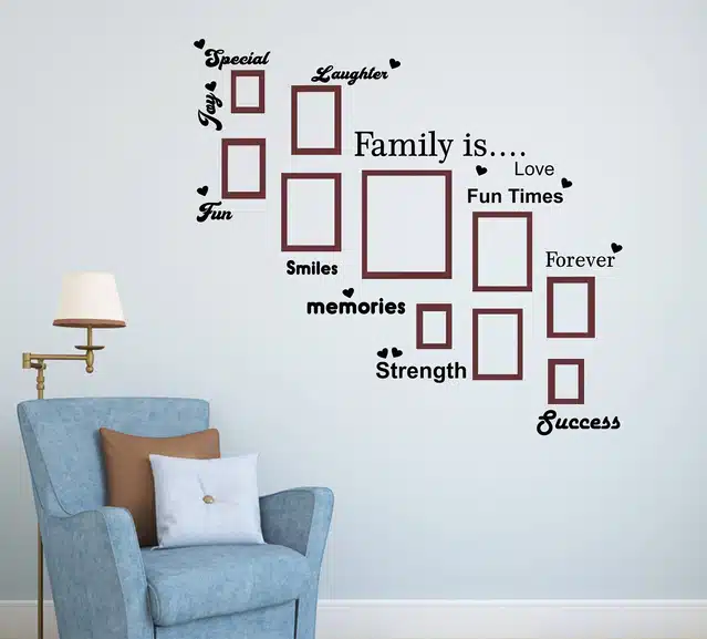 Photo Frames Self Adhesive Wall Stickers