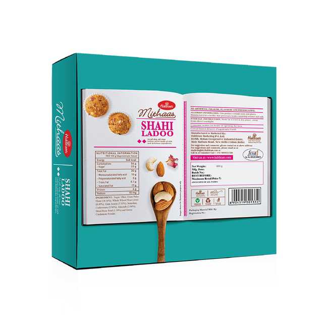 हल्दीराम शाही लड्डु (देसी घी) 400 g