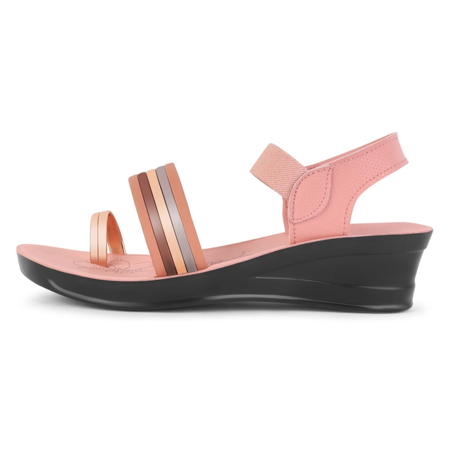 Sandals for Women (Peach, 5)