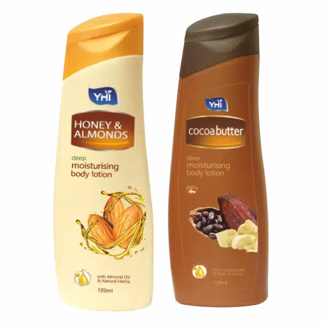 Almonds with Honey & Cocoa Butter Body Lotion Combo (Pack of 2, 100 ml)