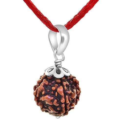 5 Mukhi Nepali Rudraksha Pendant (Brown)