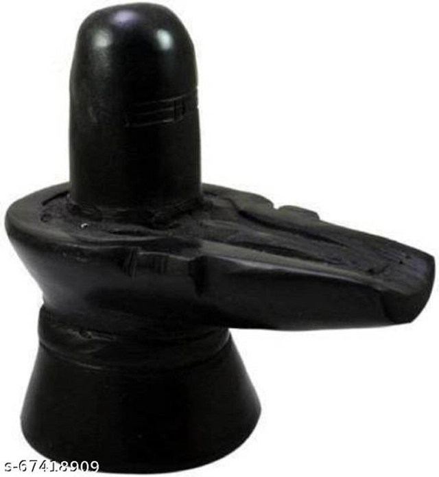 Marble Shivling Idol (Black)