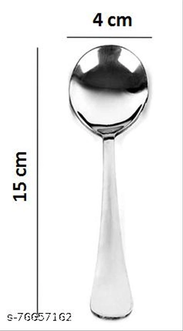 Stainless Steel Spoons (Multicolor, Pack of 12)