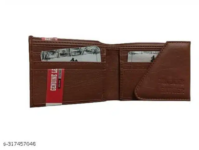 Leather Wallet for Men (Brown)