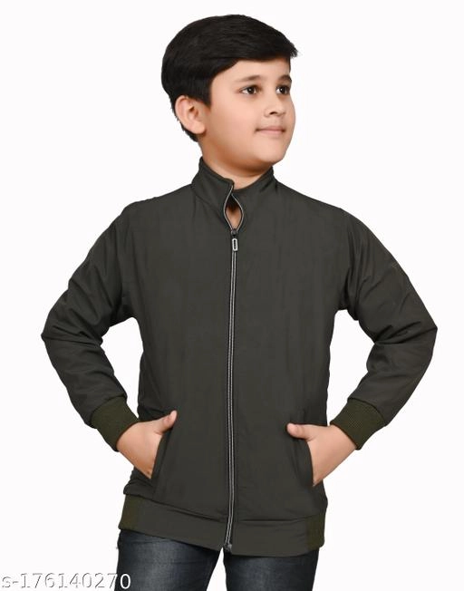 Jacket for Boys (Green, 3-4 Years)