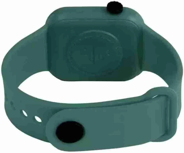 Square Dial Digital Watch for Kids (Green)