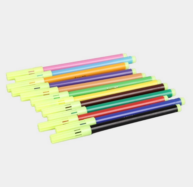 LUXOR Sketch Pen (12 Color, Pack of 1)