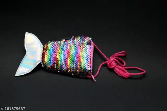 Fish Plush Sling Bag (Multicolor)