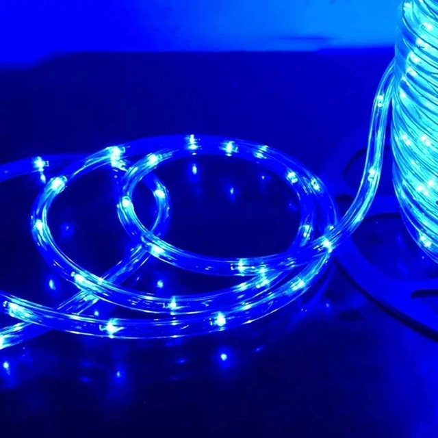 Waterproof Indoor Outdoor Home Deorative Diwali LED Strip (Blue, 5 m)