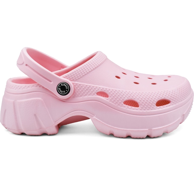 Textured Clogs For Women (Pink, 5)