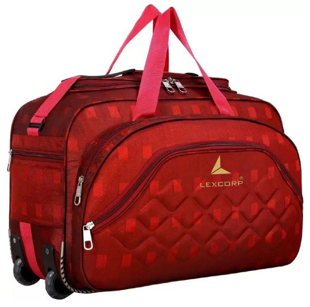 Polyester Duffel Bag (Red, 60 L)