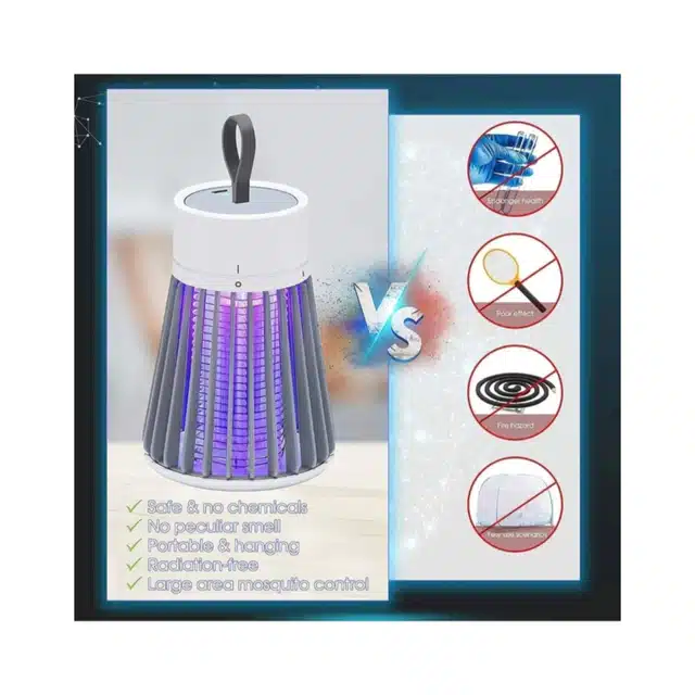 Plastic Mosquito Killer Lamp (Multicolor)