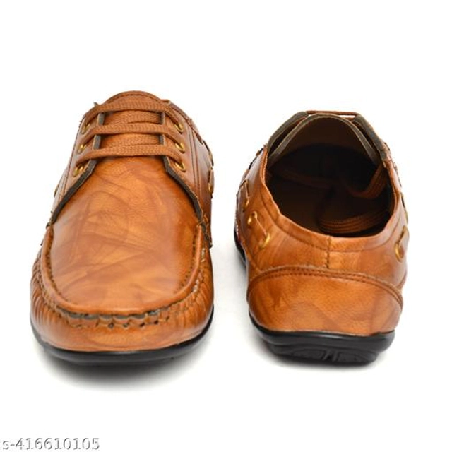 Formal Shoes for Men (Tan, 6)