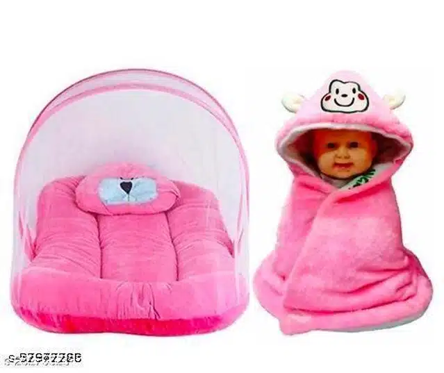 Combo of Baby Sleeping Set (Pink, Set of 2)